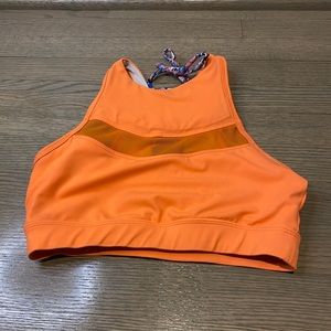 Orange and Purple Chestee Bra